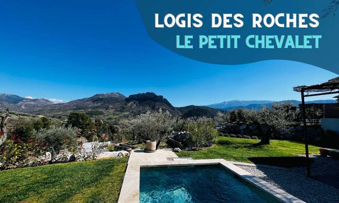 Buis-les-Baronnies Villa | ⭐ Le Petit Chevalet ⭐ Villa ⭐ private heated pool ⭐ Mont Ventoux view ⭐