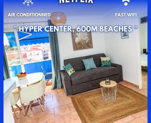 Golfe Juan Apartment | Le Provençale : Plages, Balcon, Clim