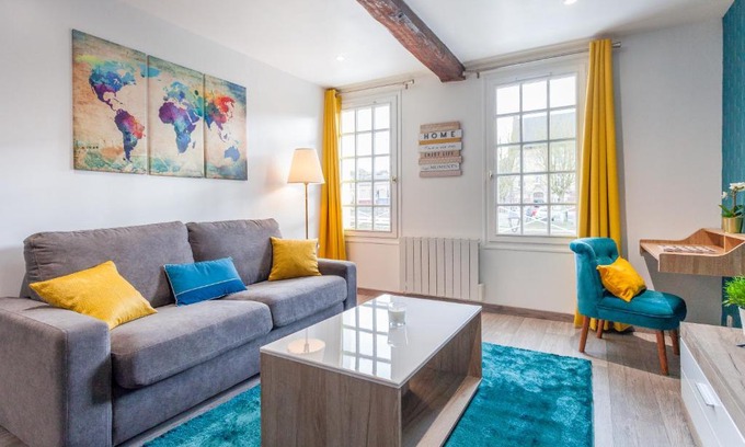 Saint-Leu Apartment | Le Quai amiénois - Nid douillet moderne face à la Cathédrale