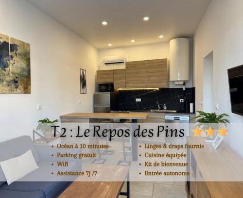 Soustons Apartment | Le Repos des Pins, à 10 minutes des plages