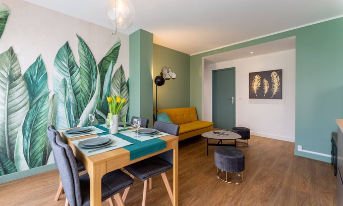 Mont-Saint-Aignan Condo | Le Romanesque - 🚀ARMADA⛵️2023 - FREE parking/Easy access by 🚌