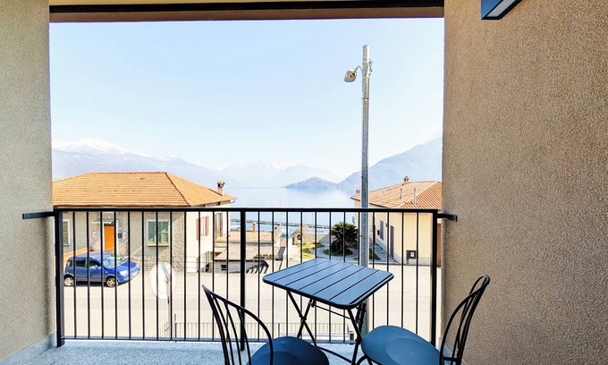 Naggio Apartment | Le Rondini C Apartment: lake-view balcony, Wi-Fi, AC and garage!