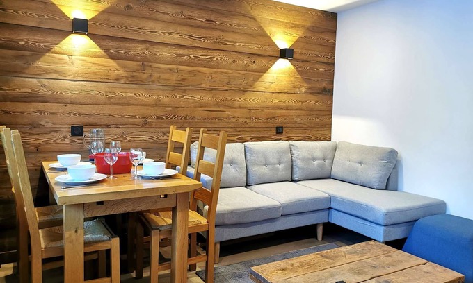 Les Avanchers-Valmorel Apartment | Le Ruisseau 25 - 2-room apartment close to the slopes