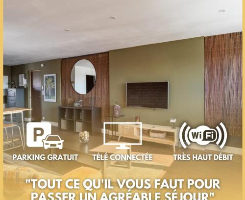 Lorient Apartment | Le Safari - WiFi, Parking, TV