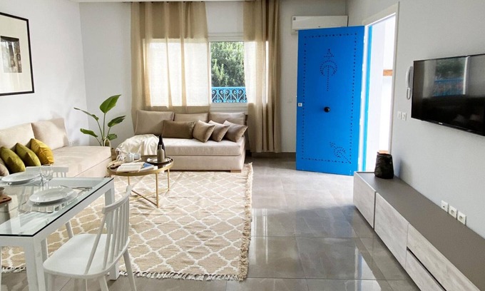 La Marsa Apartment | Le Safran: apt rénové, spacieux et central @Marsa