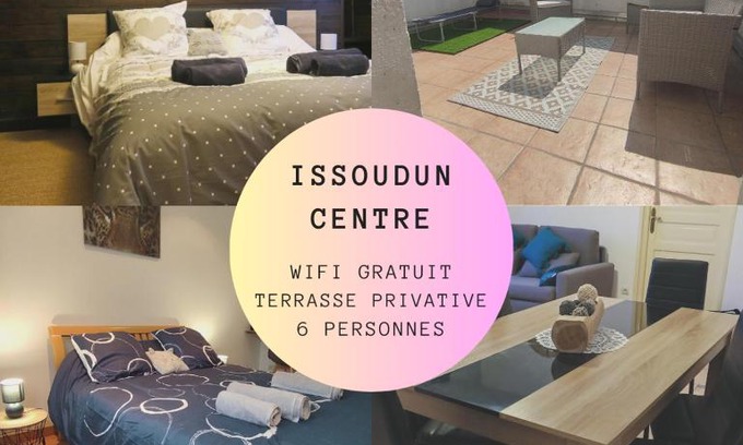 Issoudun Apartment | Le Saint-Roch, Centre-ville, Terrasse privée