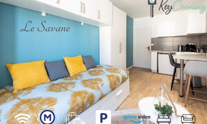 Saint - Michel Apartment | Le "Savane" - Palais de Justice - A 3 min du métro et tramway