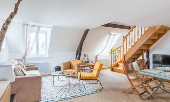 Deauville City Centre Apartment | Le Teck - Joli Duplex au cœur de Deauville