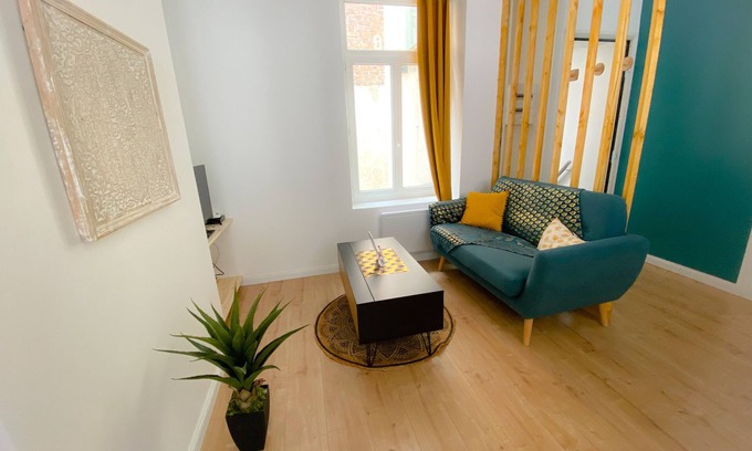 Calais Apartment | Le Temple 1, appartement chaleureux et rénové