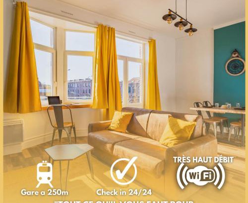 Tourcoing Apartment | « Le Terminus » à 250m de la gare