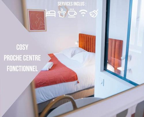 Chateauroux Apartment | Le Terra Rosa - Un séjour tout en douceur - WIFI