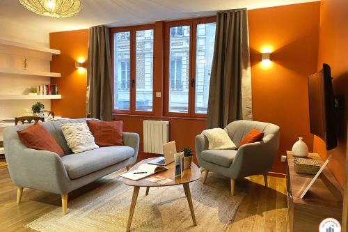 Rouen City Centre Apartment | Le Terracotta - Standing - Lumineux