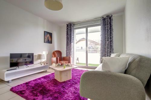 Quartier Croix-Daurade Apartment | Le Virebent 3 lits parking facile