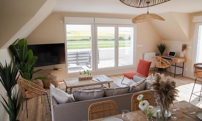 Wimille Apartment | Le Wim' - Appart neuf proche plage et centre ville