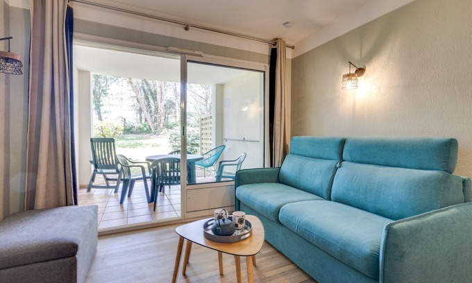 Soustons Apartment | Le Zeste - Terrasse et piscine partagée
