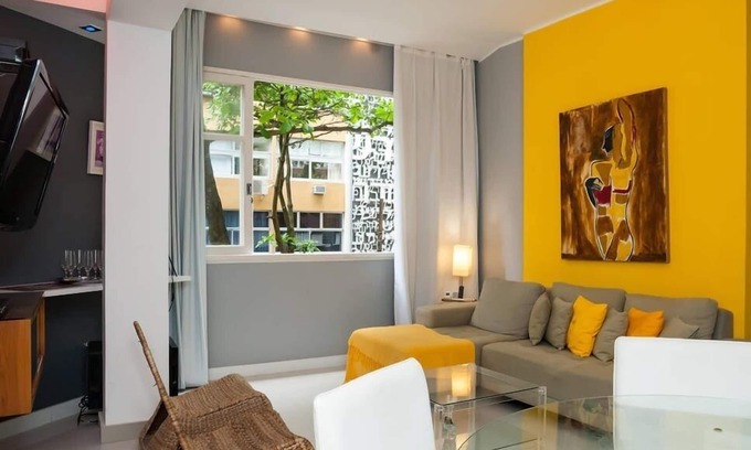 Leblon Apartment | Leblon, 2 bedrooms, king or 2 singles + double + sofa bed, garage, terrace