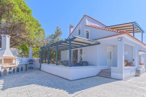 Limnos Villa | Lefkathia Beach Villa - Gated Beach-Front Private Villa at Lefkathia Beach, Chios!