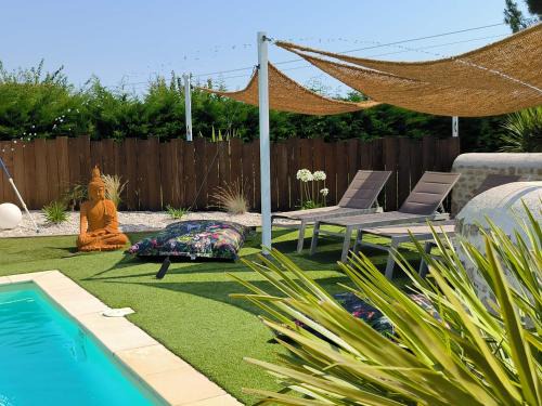 Cartelegue House | LES BOHEMIELLES Cottage Raphaël