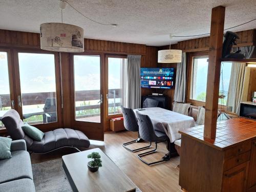 Vex Apartment | Les Collons1800- Bel appart 2pièces-4 pers-piscine-sauna-parking int-Wifi gratuit