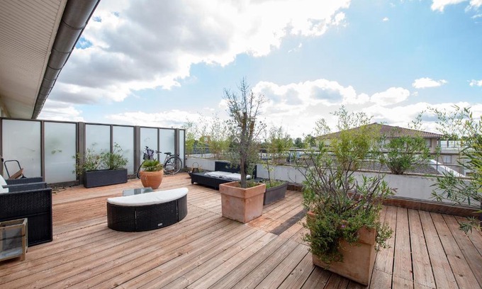 Quartier Croix-Daurade Apartment | Les terrasses - T3 Spacieux avec parking gratuit