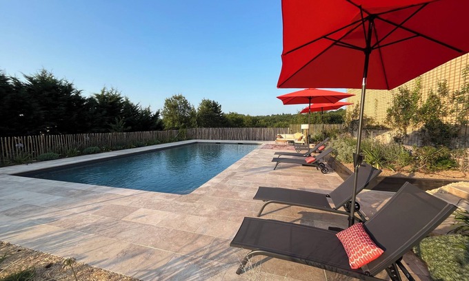 Valojoulx House | Les Tratinneries, air-conditioned house in Périgord noir - private heated swimming pool