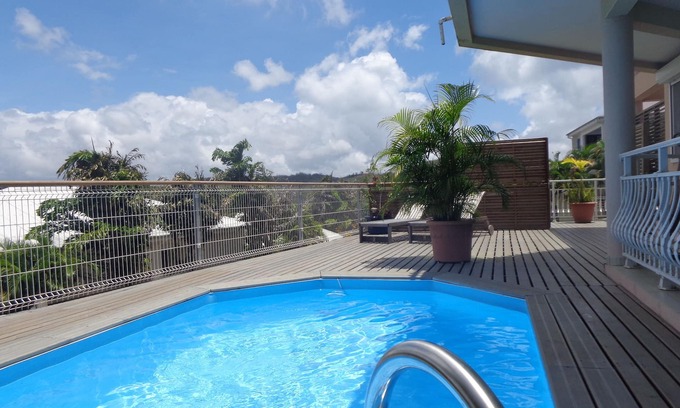 Trois-Ilets Apartment | Les Trois Ilets MANGO T2 DRC PRIVATE VILLA WITH POOL