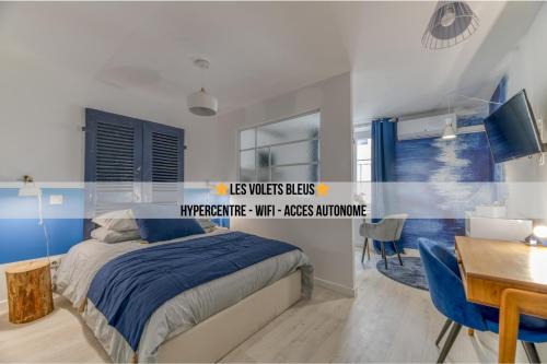 Saint-Vallier Apartment | Les Volets Bleus - Centre ville - WIFI by CLÉ HÔTES