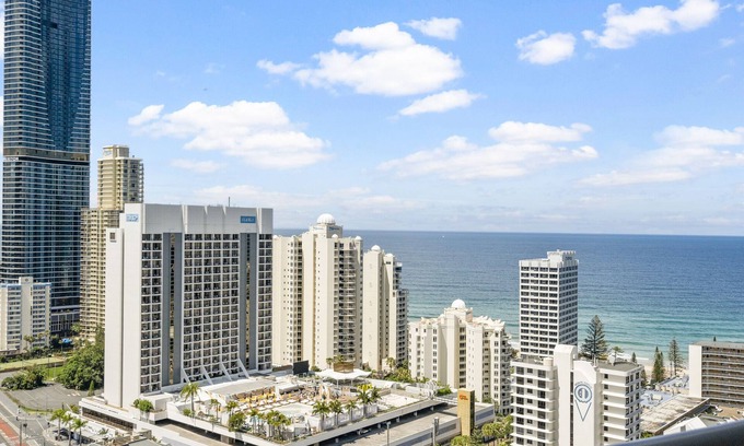 Surfers Paradise Apartment | Level 23 Ocean North Facing 2 Bedroom Apt -CHEVRON
