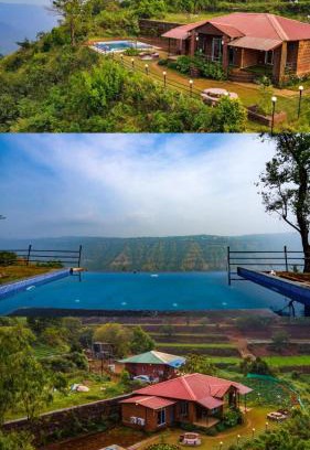 Mahabaleshwar Villa | Lifeline Villas - Miracle Luxurious 3bhk Valley Edge Infinity Pool Villa