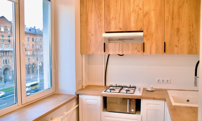 Pervomaysky District Apartment | Light and comfortable 1-bedroom apartment
