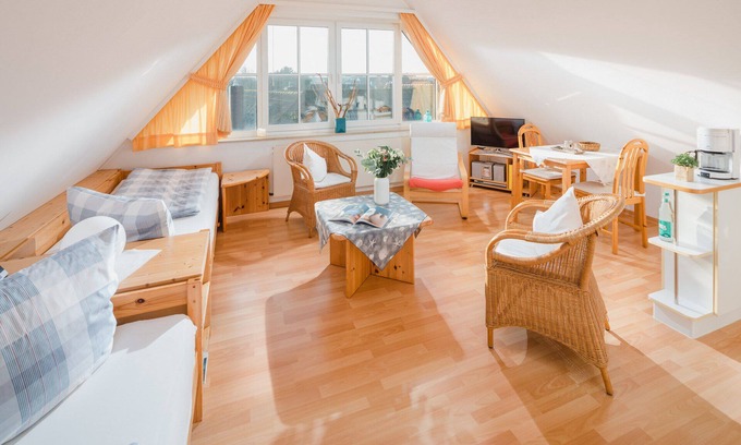 Norderney Apartment | Light-flooded and cozy 1-room studio