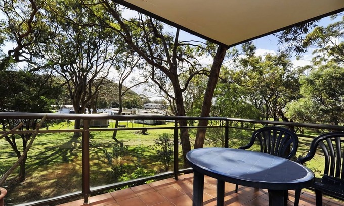 Nelson Bay Apartment | Light & spacious overlooking parkland