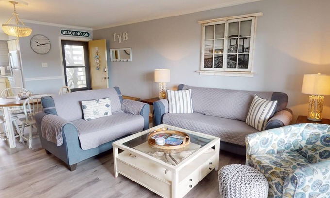 Tybee Island Condo | Lighthouse Point - Unit 5B - Swimming Pools - Tennis Courts - Gated Community