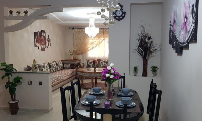 Oujda Apartment | « Lilia-appart » Luxe, confort et calme dans 130 m2 et 4 chambres avec garage au cœur d’Oujda.