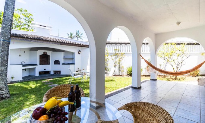 Cibratel I House | Linda Casa a 50m da Praia com Churrasqueira e Jardim