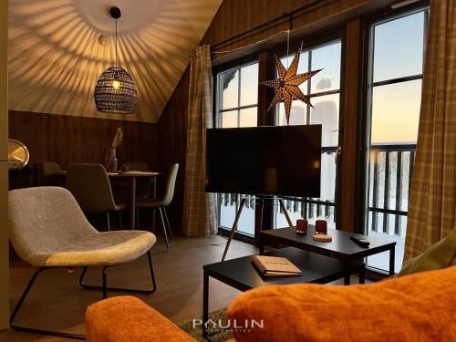 Salen Apartment | Lindvallen Ski Resort Pool and Padel - Sauna - 4 Guests