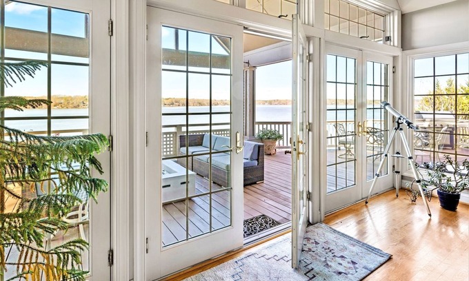 Wise House | Liquid Sunshine! Luxury Main Lake Rental on Lake Gaston
