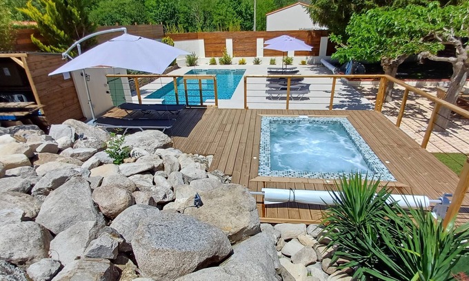 Corneilla-de-Conflent Villa | Listed 4* accommodation at the foot of Mont Canigou heated pool and spa