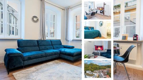 Weinheim Apartment | LiT LiVING - Luxus - Box SprIng - WH Old Town - Parking