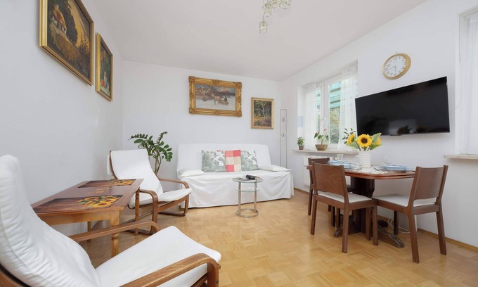 Bielany Apartment | Literacka 13A Warsaw | Bright Stylish Apartment Parking & Balcony