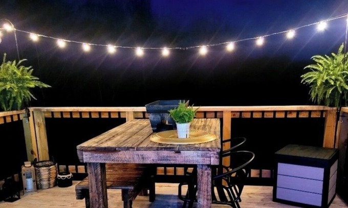 Spruce Pine Cabin | “Little Blue Cabin Cozy Boho Hideaway Jacuzzi, Fire Pit & Close to BRP”