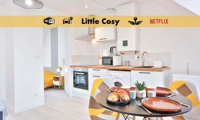 Vierzon Apartment | Little Cosy - T2 avec parking