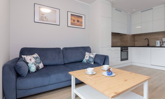 Miedzywodzie Apartment | Little Laguna 1B Bright Apartment | Jacuzzi, Sauna