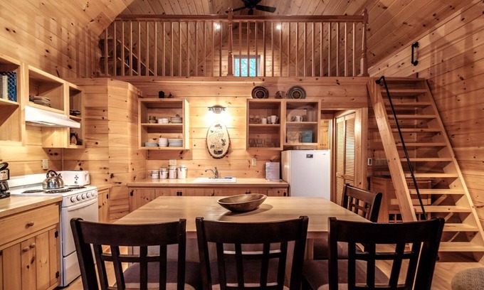 Waterford House | Little Red Cabin on the Lake - Canoe, Swim, Fish & Toast Marshmallows