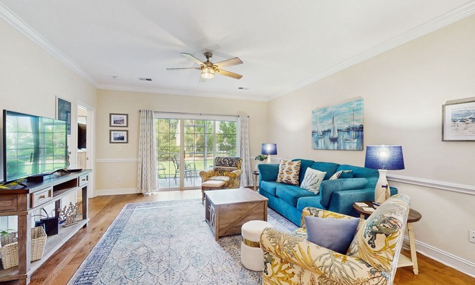Little River Condo | Little River condo located on the first floor with pool & patio