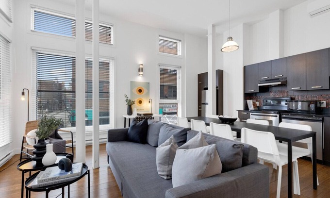 Plateau Mont Royal Apartment | LiV MTL Main-203 Spacious 2BR Suite + Mezzanine