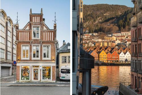 Bergen City Centre Apartment | Live in historic building - View to Bryggen