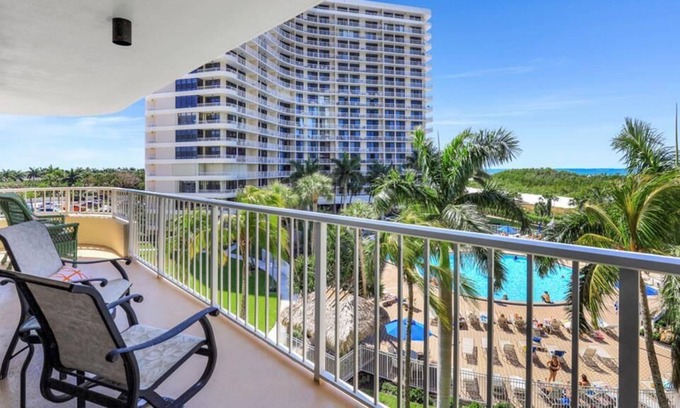Marco Island Condo | Living on Tropical Island time! 360 views of beach and pool