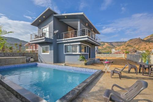 Malavli Villa | ll EMPYREAN STAY ll MIRAGE VILLA ll 4BHK ll AC ll PRIVATE POOL ll FREE WIFI ll