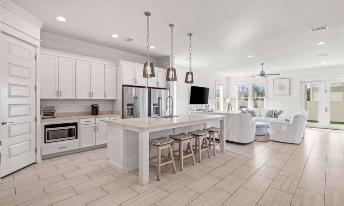 Inlet Beach House | Loaded Designer Home 175 yards to beach w Pool
